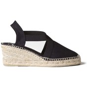 Resim Sandalet Kadın Ter Toni Pons Elastic Linen Black Negre Siyah 
