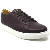 Resim Luis Figo Hakiki Deri Ortopedik Erkek Rahat Günlük Büyük Numara Sneaker Ayakkabı 40-50 Kahverengi 
