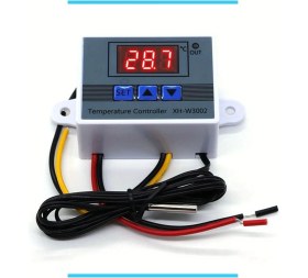 Resim Dijital Termostat XH-W3002 LED Ekranlı Sıcaklık Kontrol Cihazı 220V 