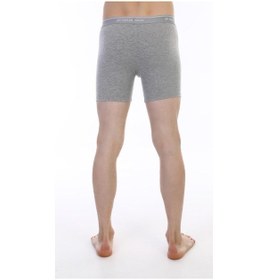 Resim 6 Adet Çift Kaplan Erkek Elastanlı Biyeli Boxer 855 Gri 