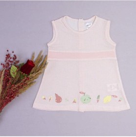 Resim Kidaxi Kız Bebek Summer Picnic Elbise 3-12 Ay Somon 