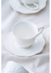 Resim Acar Octavia 6 Kişilik Gold Çay Fincanı Takımı - 210 Ml 