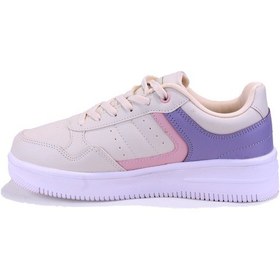 Resim Kinetix Lowner Pu Ekru Ortopedik Günlük Kadın Spor Ayakkabı Ekru 