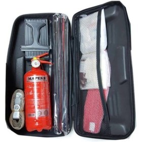 Resim Genel Markalar Trafik Seti Ilk Yardım Çantası 4 Yıl Süreli Yangın Tüplü Lüx Eva Çantalı 