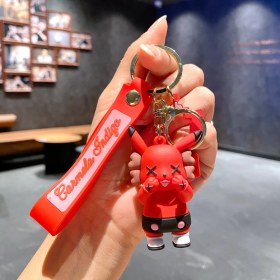 Resim Baijiafu2 Yeni Çizgi Film Animasyon Stitch Serisi Yumuşak Kauçuk Anahtarlık Bebek Çantası Kolye Anahtarlık Küçük Hediye (Yurt Dışından) 