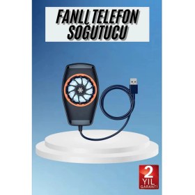 Resim Telefon Soğutucu Fan Güçlü Motor Radyatör Cep Telefon Soğutma 