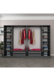 Resim Minar Kale 190cm 6 Bolme 4 Cek Gıyınme Dlp Antr 