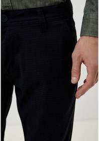 Resim Erkek Slim Fit Lacivert Armürlü Chino Pantolon Ncs Jeans 2227 2021 Lacivert 