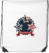 Resim DIYthinker Kadın Amerika Başkan Bayrağı Festival Kutlama Desenli İpli Sırt Çantası İnce Çizgiler Alışveriş Yaratıcı El Çantası Omuz Environ Tal Polyester Çanta, Çok renkli, One Size, 