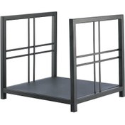 Resim Odunluk Metal Şömine Soba Yanı Odun Kovası 