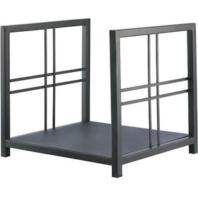 Resim Odunluk Metal Şömine Soba Yanı Odun Kovası 