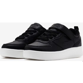 Resim Skechers Sport Court 92 - Show Maddox Büyük Erkek Çocuk Siyah Sneakers 400623l Blk Siyah 