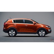 Resim S-Dizayn Kia Sportage Krom Cam Üst Çıtası 4 Prç 2010-2015 