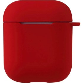Resim Gpack Apple Airpods Kılıf Mat Kancalı Silikon A11 Kırmızı 