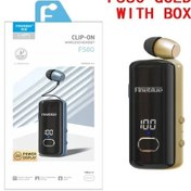 Resim Fineblue F580 Metal Klip Kablosuz Kulaklık Lotus Bluetooth 5.3 Hd Mic Gürültü Gold With Box 