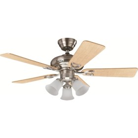 Resim Hunter Seville Fırçalanmış Nikel - 112 Cm. Aydınlatmalı Tavan Vantilatörü 