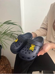 Resim Behtah Kundura Wuggy Süslü Çocuk Önü Kapalı Balkon Bahçe Plaj Havuz Sahil Günlük Sandalet Terlik 