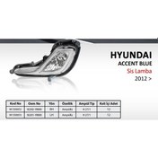 Resim Sis Lambasi Hyundai Accent Blue Sag 504629285 