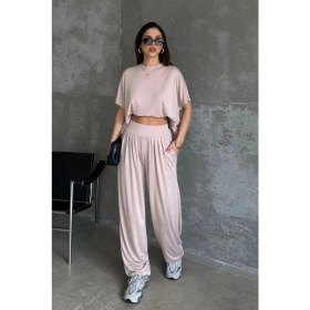 Resim Bejna Kadın Şalvar Pantolonlu Modal Dokulu Alt Üst Takım 