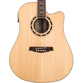 Resim Kozmos KDA-30CE NAT Elektro Akustik Gitar 