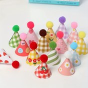 Resim 15 Adet Whimsy Woods Mini Kağıt Doğum Günü Şapkaları - Kek Dekorasyonu için Çizgi Film Şirin Şapka Üstleri, DIY Yemek Malzemeleri, Tatlı Masa Aksesuarları, Tüy Yok, Elektrikli Parti Dekorasyonları 