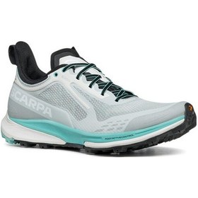 Resim Scarpa Golden Gate Kima Rt Kadın Koşu Ayakkabısı Light Gray- Aruba Blue 