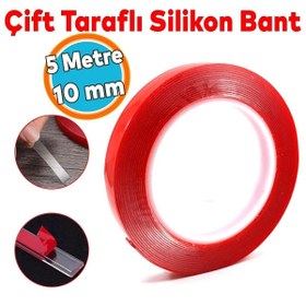 Resim electroon 10mm Çift Taraflı Silikon Bant 5Metre 