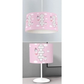 Resim instababyrooms Çocuk Odası Dijital Baskılı Sarkıt Avize ve Masaüstü Abajur Avize Model 140 