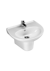 Resim Turavit Polo Yarım Ayak Lavabo 45 x 55 
