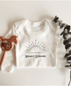 Resim Tuğbababy Mama'S Sunshine Uzun Kol Çıtçıtlı Organik Bebek Body Beyaz 