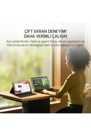 Resim EZCOOL 15.6" IPS LITE E15 4MS 60HZ mHDMI-USBC TAŞINABİLİR MONİTÖR 