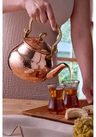 Resim Emsan Göbeklitepe Bakır Demlik Bakır 