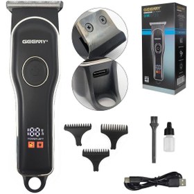 Resim Genel Markalar Geemy Gm-6733 Saç Sakal Tıraş Makinesi Mini Şarjlı Lcd Ekran Professional 