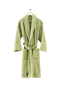 Resim Menderes Home Cotton Collection Bukle Xlarge Bornoz Düz Yeşil 