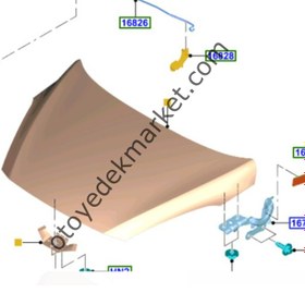 Resim Ford Fiesta (2017-2023) Motor Kaputu (Otosan) 