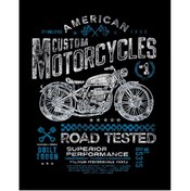 Resim Z zepplin Vintage Motorcycle Büyük Sırt Patch Yama 