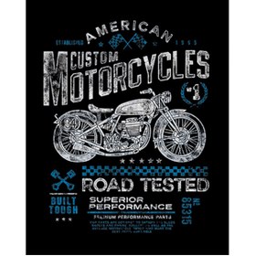 Resim Z zepplin Vintage Motorcycle Büyük Sırt Patch Yama 