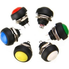 Resim Push Buton 12Mm Yeşil 
