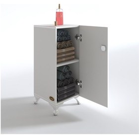 Resim Kenzlife kilitli dolap rana39 byz 68*39*39 banyo dolabı hazır mutfak ofis kiler kitaplık evrak ayaklı 