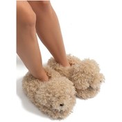 Resim Digi Kadın, Garson Boy Hayvanlı Panduf Bej 36/41 Bej 