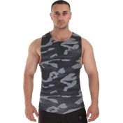 Resim Big Sam Erkek Antrenman Atleti Kamuflaj Streç Performans Üstü Big Sam 2315 