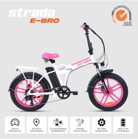 Resim Strada E-bro 20 Jant Elektrikli Bisiklet Pembe 