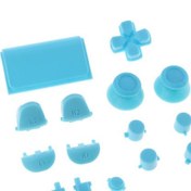 Resim Suntek PS4 Pro Denetleyicisi JDM-040 İçin LT RT LB RB D-Pad Tetik Tam Düğme Mod Takımı Sky Blue 