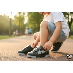 Resim Stoxstore Çocuk Spor Ayakkabı Hafif Rahat Taban Günlük Kullanım Erkek Kız Çocuk Sneaker 