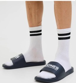 Resim Jack & Jones Jack&jones Jfwollie Erkek Terlik 12236477 Lacivert 