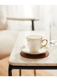 Resim Madame Coco Allaire 4'lü Kahve Fincan Takımı - Renkli - 90 Ml Çok Renkli 