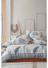 Resim Elart Helen Ranfors Çift Kişilik Nevresim Takımı 4 Parça 200 x 220 CM Pudra 