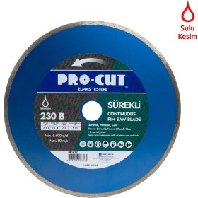 Resim Pro-Cut PR16313 230B Elmas Seramik Kesme Daire Testere 230 mm 
