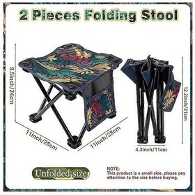 Resim Bloomnest Katlanabilir Kamp Sandalyesi - Piknik Balıkçılık Taşınabilir Açık Hava Sandalyesi A391 Altın-siyah Altın - Siyah 