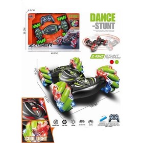 Resim Farbu Stunt Lateral & Burs 360 Deerece Dönen Uzaktan Kumandalı 2.4 Hz Araba Rq3034 Yeşil 